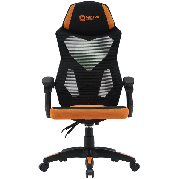 CANYON gaming chair Wave MCH02 Mesh Black Orange - CNE-MCH02