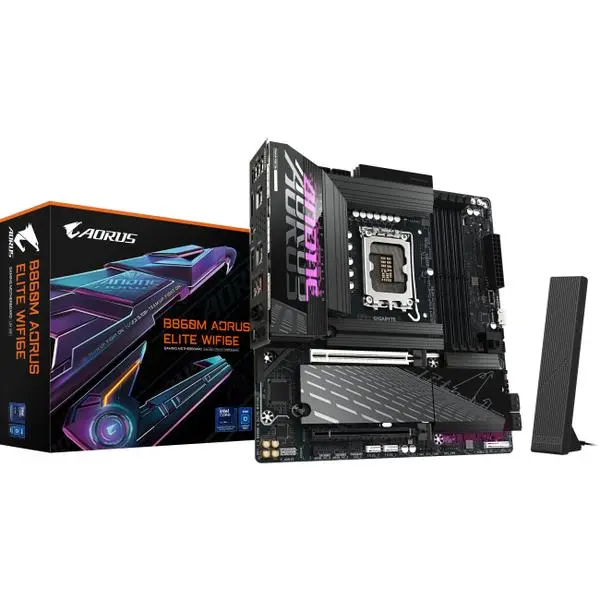 LGA1851 Gigabyte B860M A ELITE WIFI6E -  (К)  - B860M A ELITE WIFI6E (8 дни доставкa)