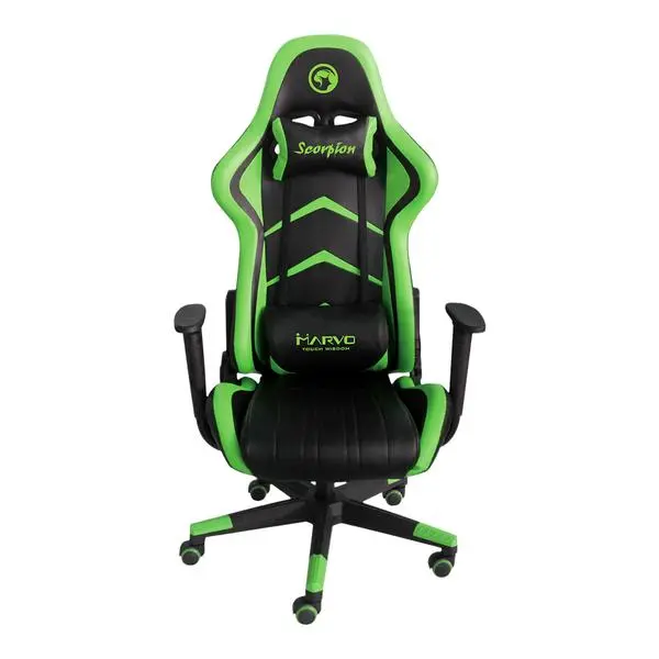 Marvo Marvo геймърски стол CH-106 Black/Green - MARVO-CH-106-GN