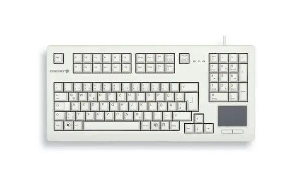 Компактна жична клавиатура CHERRY G80-11900 - CHERRY-KEY-G80-1190LUMEU0