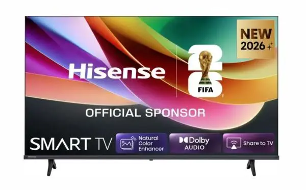 Hisense 40" A4S, Full HD 1920x1080, DLED, HDR, HLG, DTS HD, Smart TV, WiFi, WiFi Direct, 2xHDMI, 2xUSB - 40A4S