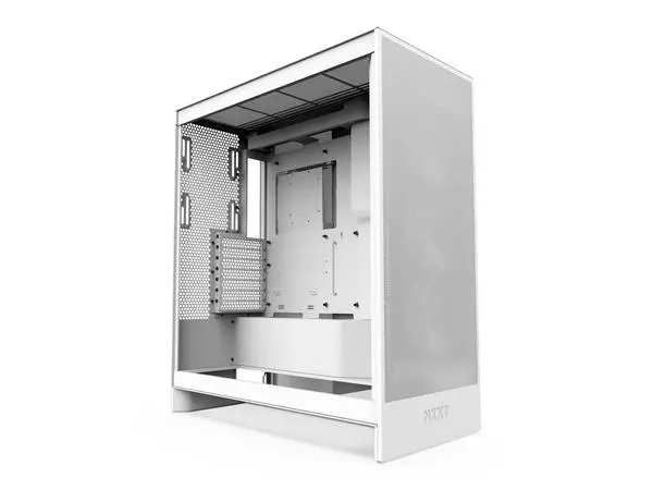 NZXT H7 Flow 2024 Edition White: Елегантен и функционален компютърен корпус