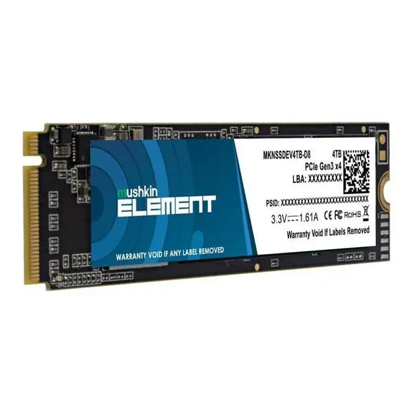 SSD 4TB Mushkin M.2 (2280) Element NVMe PCIe вътрешен -  (A)   - MKNSSDEV4TB-D8 (8 дни доставкa)