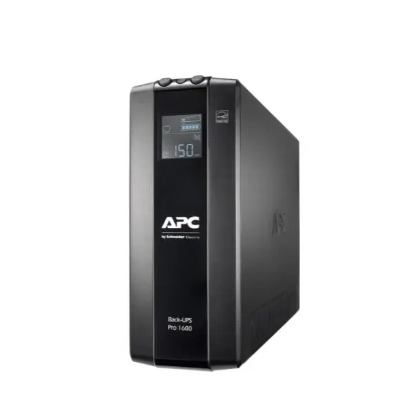 APC Back UPS Pro BR 1600VA, 8 Outlets, AVR, LCD Interface - BR1600MI
