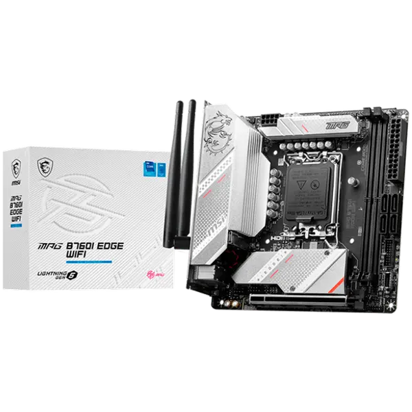 MSI MPG B760I EDGE WIFI е една от най-добрите дънни платки в Mini-ITX форм фактора, която предлага мощни характеристики и многобройни функции за геймъри и ентус...