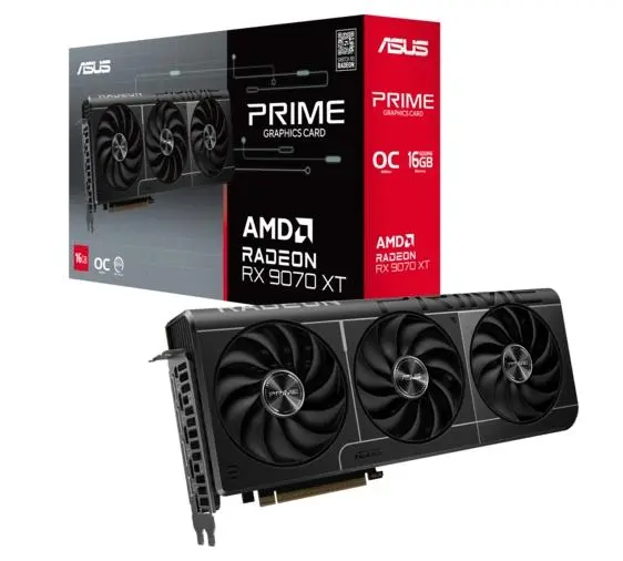 Asus Prime RX 9070XT 16GB GDDR6 OC - 90YV0L71-M0NA00