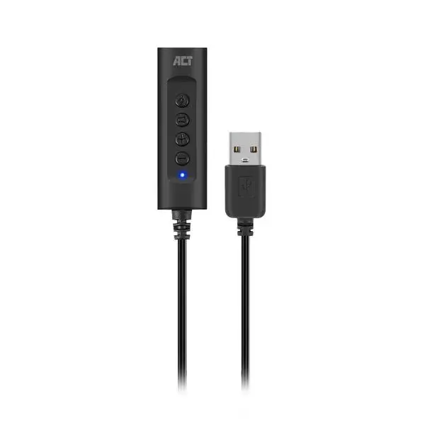 Звукова карта Ewent AC9360, 2.0, USB, 3.5 mm, Черна - EWENT-ACT-AC9360