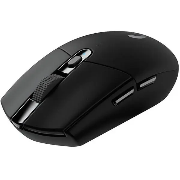 Мишка Logitech G305 Lightspeed, оптична (12 000 dpi), безжична, USB, черна, гейминг, 6 програмируеми бутона, 910-005282