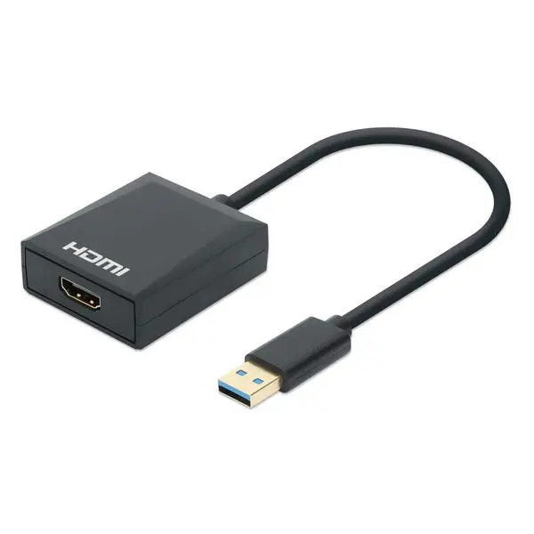MANHATTAN USB 3.2 към HDMI, конвертор, 1080p@60Hz - 153690