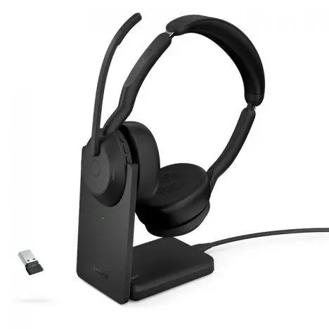 Jabra Evolve2 55 UC Stereo - Headset - On-Ear -  (К)  - 25599-989-989 (8 дни доставкa)