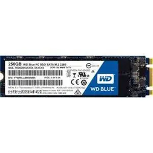 WD Blue 250GB M.2 2280(80 X 22mm) SATA III TLC, read-write: up to 540MBs, 500MBs WDS250G2B0B
