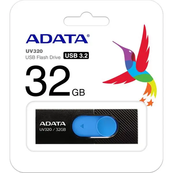 ADATA USB3.0 32GB PLASTIC - AUV320-32G-RBKBL
