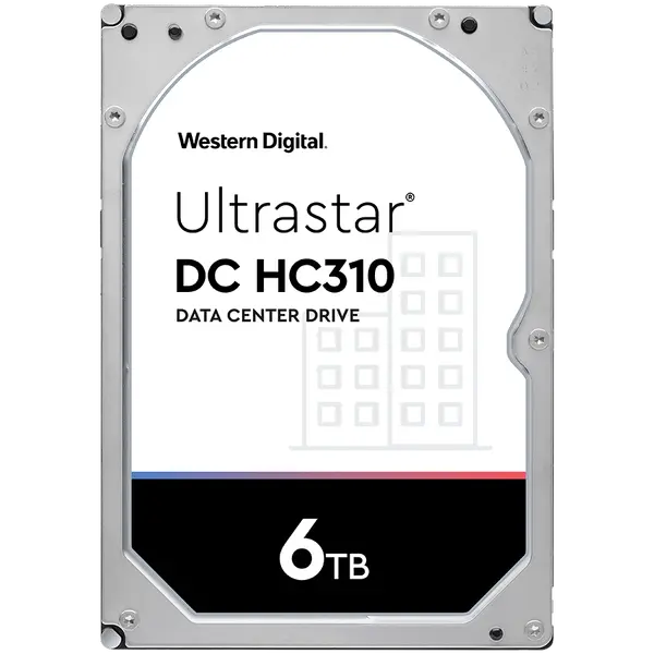 Western Digital Ultrastar DC HDD Server 7K6 (3.5’’, 6TB, 256MB, 7200 RPM, SATA 6Gb/s, 512E SE), SKU: 0B36039 - HUS726T6TALE6L4