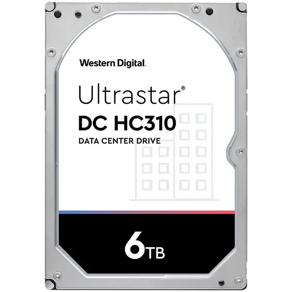 Western Digital Ultrastar DC HDD Server 7K6 (3.5’’, 6TB, 256MB, 7200 RPM, SATA 6Gb/s, 512E SE) HUS726T6TALE6L4