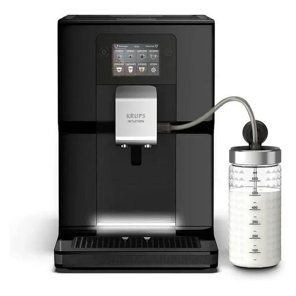 Кафеавтомат Krups EA873810, 1450W, 15 bar, 3 л. обем на резервоара за вода, 3 настройки за температурата, Quatro Force технология, черен