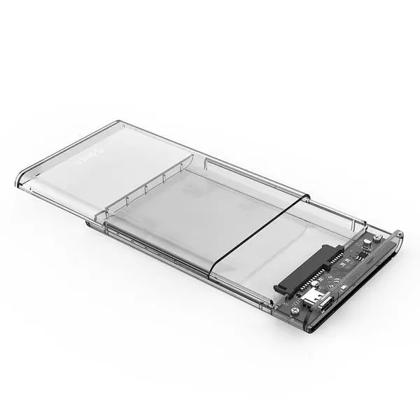 Orico Orico външна кутия за диск Storage Case 2.5 inch 10Gbps Type-C Transparent - 2139C3-G2-CR-EP