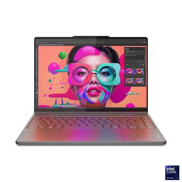 Лаптоп LENOVO YOGA9 2 IN 1/83LC0010BM,  14",  Intel Core Ultra 7 258V, 8C (4P + 4LPE) / 8T, Max Turbo up to 4.8GHz, 12MB, RAM 32GB, SSD 1TB