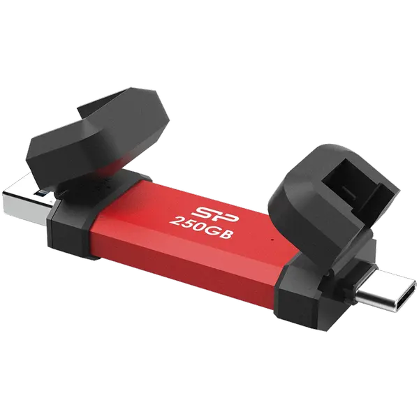 Silicon Power UC3S72 250GB, USB3.2 Gen2,DS72,Red - SP250GBUC3S72VPR