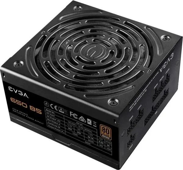 Захранване EVGA 650 B5, 80 Plus BRONZE 650W, Fully Modular, EVGA ECO Mode - 220-B5-0650-V2 RR