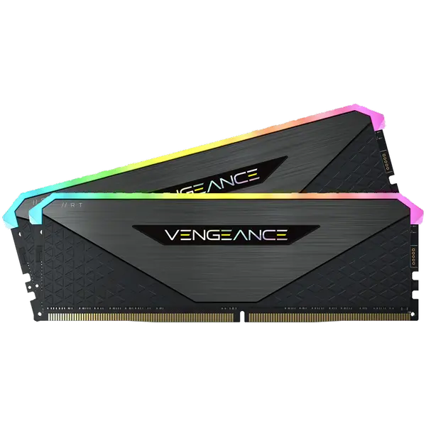 Corsair DDR5, 6000MT/s 64GB 2x32GB DIMM, Unbuffered, 30-36-36-76, Std PMIC, AMD EXPO, VENGEANCE RGB DDR5 Black Heatspreader, RGB LED, 1.4V - CMH64GX5M2B6000Z30