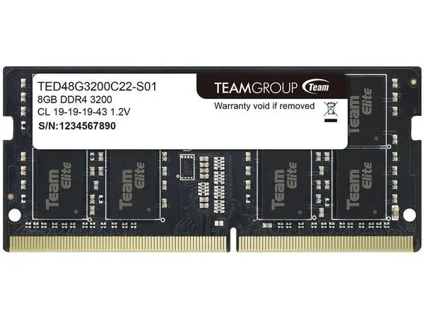 8GB DDR4 3200 TEAM ELITE SODIM