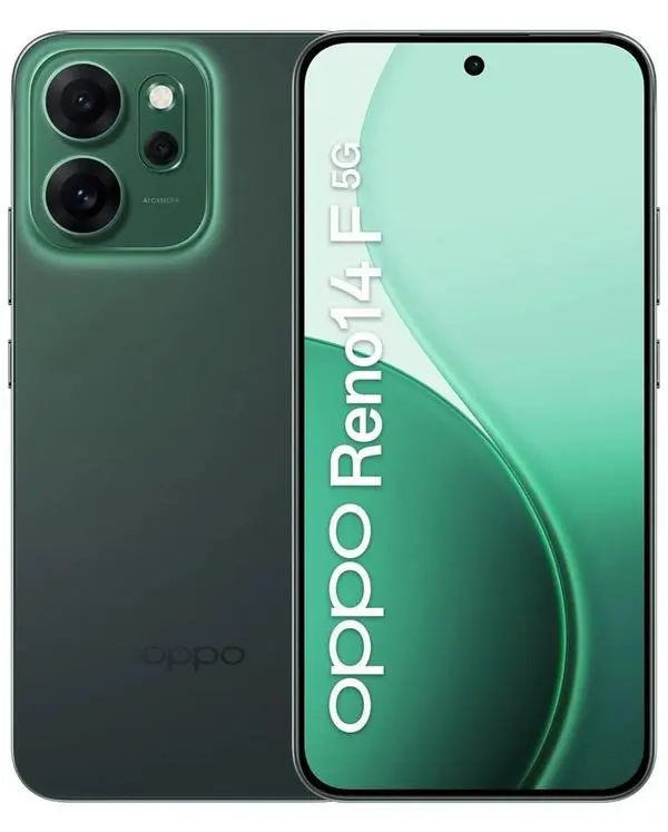 Мобилен телефон Oppo Reno 14 F Luminous Green 8+256GB (v)
