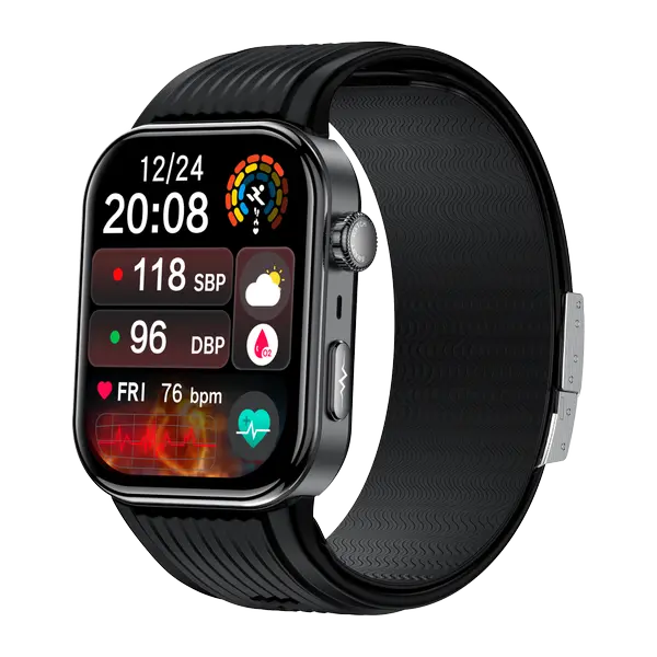 Смарт часовник за измерване на кръвно налягане с помпа и надуваема верижка ZILO S191