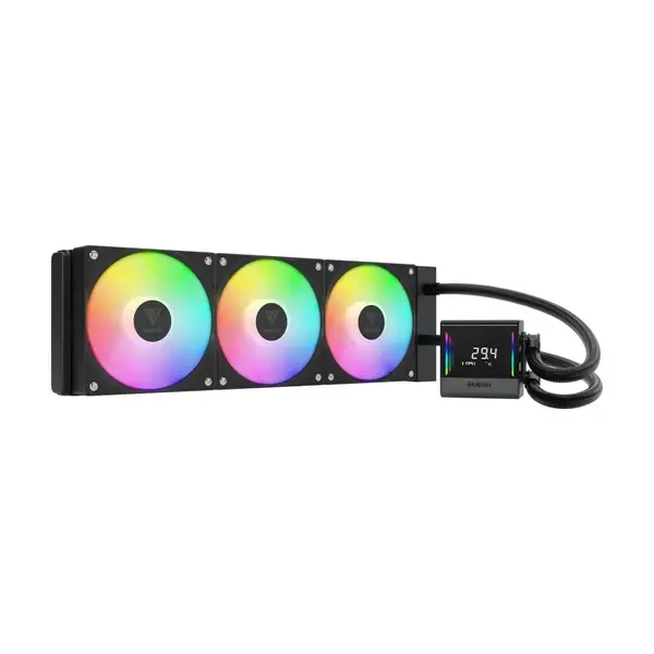 Gamdias Водно охлаждане Water Cooling Chione E4-360 LCD Screen, A-RGB - CHIONE-E4-360