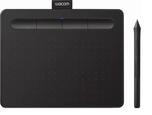 Графичен таблет Wacom Intuos S Bluetooth, Черен - WACOM-TAB-4100WLK-NT
