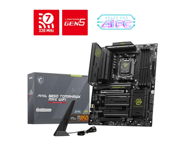 Дънна платка MSI MAG B850 TOMAHAWK MAX WIFI - 70647