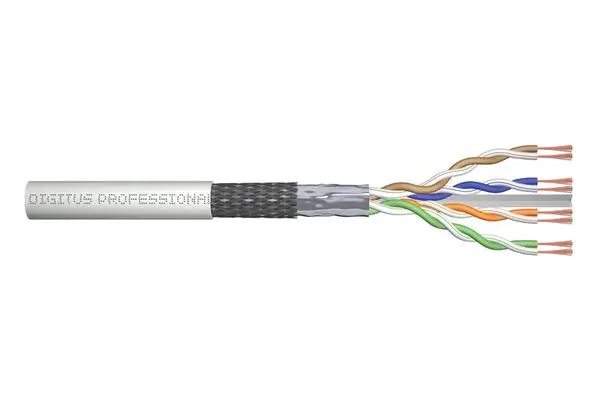 ASSMANN DIGITUS CAT 6 SF/UTP мрежов кабел, усукана двойка, 100.00 м - DK-1633-P-1