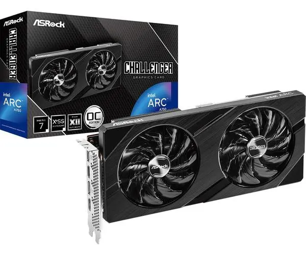 ## ASRock Intel ARC A750 Challenger D 8G OC: Новата звезда на графичните карти