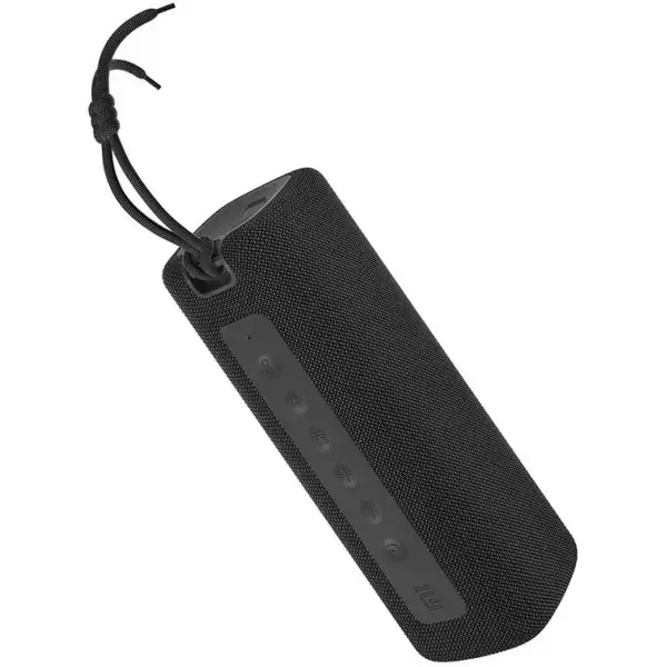 Тонколона Xiaomi Mi Portable Bluetooth Speaker Black (QBH4195GL), 2.0, 16W RMS, Bluetooth 5.0, черна, до 13 часа време за работа, IPX7 водоустойчива, микрофон