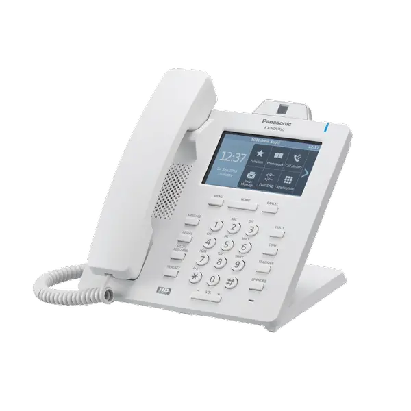 VoIP телефон Panasonic KX-HDV430 - бял