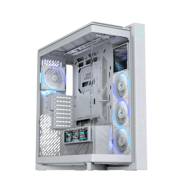 Кутия ASUS ROG CRONOX ARGB E-ATX Mid-Tower - White - ASUS-CASE-ROG-CRONOX-W