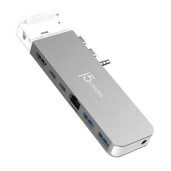 j5create JCD395, 4K60 Pro USB4 Хъб, MagSafe Kit, За MacBook Pro 2021/2022 - J5-JCD395