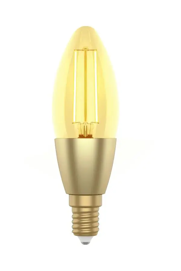 Woox Смарт крушка Light  WiFi Smart Filament Candle Blub E14 Type C37, 4.9W/50W, 470lm - R5141