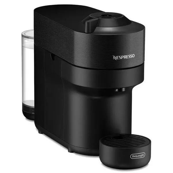 Кафемашина на капсули NESPRESSO DeLonghi Vertuo Pop, 1260W, 4 програми, 0.56 l обем на резервоара за вода, черна