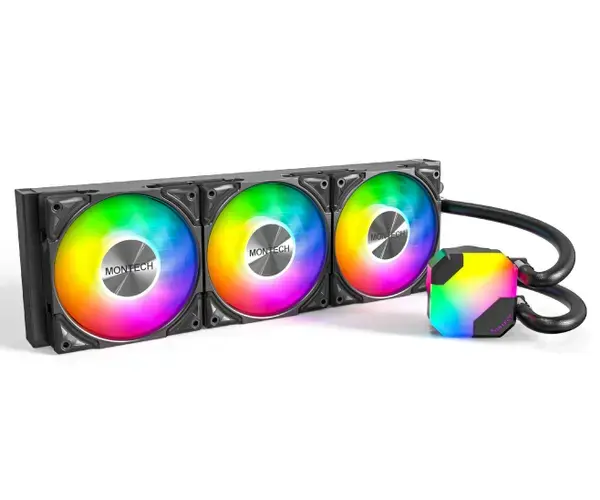 Montech Водно охлаждане Hyper Flow ARGB 360, CPU Liquid Cooler, Black - MONTECH-HYPER-FLOW-ARGB-360-BK