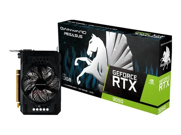Gainward RTX3050 Pegasus 6GB GDDR6 HDMI DP DVI - Мощен гейминг графичен процесор