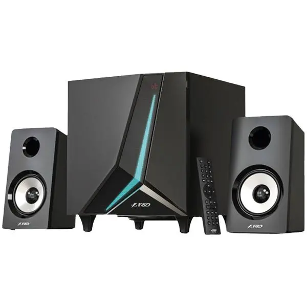 F&D F670X 2.1 Multimedia Speakers, 70W RMS, Full range speaker: 2x3.5"+ 6.5" Subwoofer - F670X