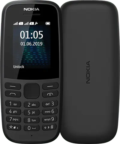 NOKIA 105 DS BLACK 2019