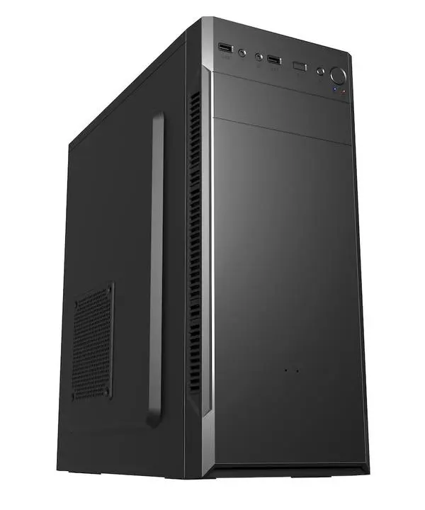 ## Кутия FSP CMT160 ATX Mid Tower, черна - FORT-CASE-CMT160: Стилен и функционален избор за вашия компютър