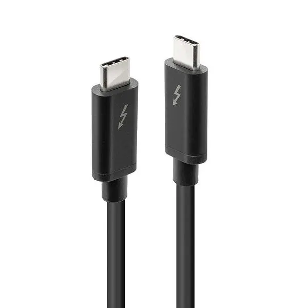 LINDY Thunderbolt 3 кабел, Type C, M/M, 40Gbps, пасивен, черен, 2.0 м - LNY-41557