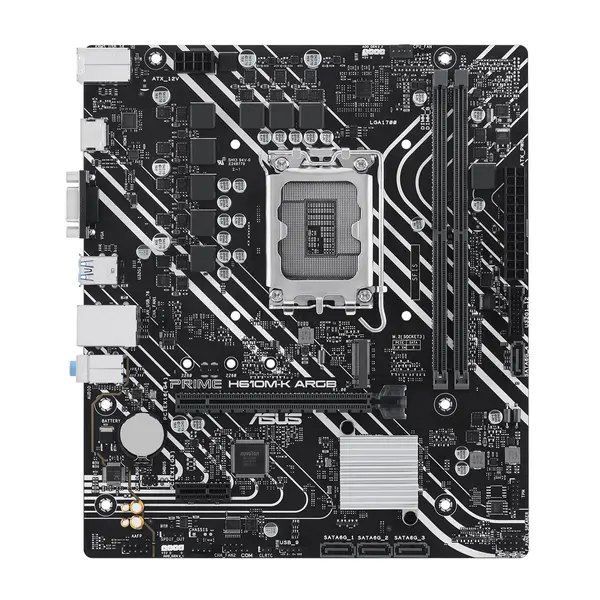 Моделирах собствения си компютър и избрах дънната платка ASUS PRIME H610M-K ARGB D5, LGA 1700 mATX, 2x DDR5 (90MB1G90-M0EAY0). Ето моите впечатления: