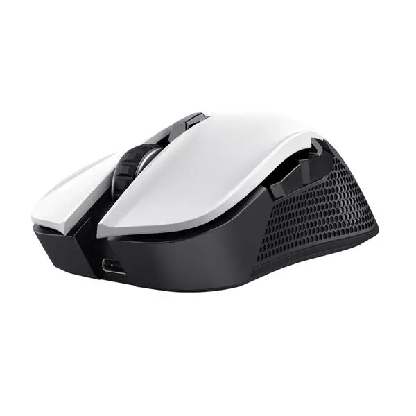 TRUST GXT 923 Ybar Wireless RGB Gaming Mouse White - 24889: Безжична гейминг мишка за най-добро изживяване