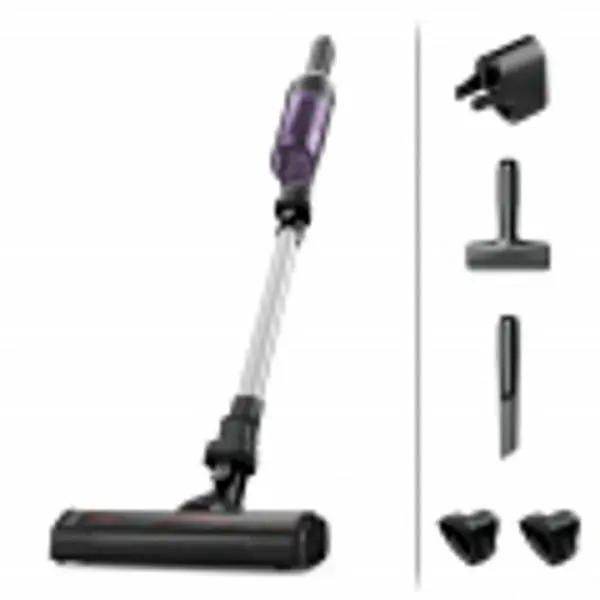 Прахосмукачка Rowenta X-NANO ESSENTIAL RH1129WO, без торба, безжична, 0.4 l капацитет на контейнера, до 40 минути работа, турбо четка, черна