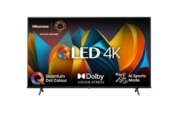 Hisense 65" E7NQ, 4K Ultra HD 3840x2160, QLED, Quantum Dot, HDR 10+, HLG, Dolby Vision, DTS Virtual X - 65E7NQ