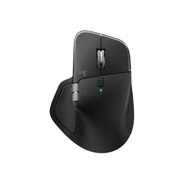 Мишка Logitech MX Master 4, оптична (8000 dpi), безжична, Bluetooth, USB, черна, 8 бутона, 910-007562