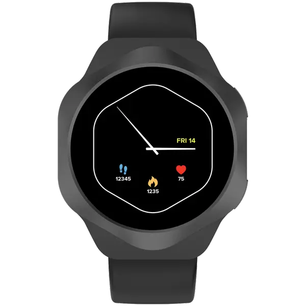 CANYON Smart Watch Hexagon 88 BT-CALL Black - CNS-SW88BB